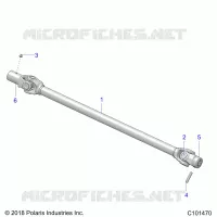 SYSTEME DE TRANSMISSION, PROP SHAFT, FRONT