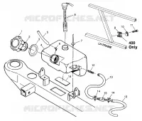 RESERVOIR D'HUILE XPRESS 300 W969530 and XPRESS 400 W969540 (4935923592B004)