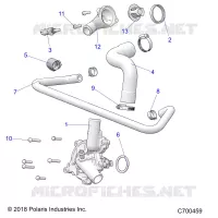 MOTEUR, WATERPUMP AND BYPASS
