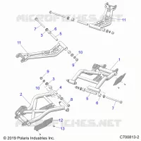SUSPENSION ARRIERE CONTROL ARMS