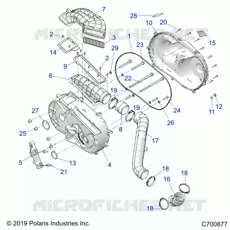 SYSTÃˆME DE TRANSMISSION, CLUTCH COVER AND DUCTING