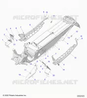 CHASSIS, PROTECTION D'EMBRAYAGE, FOOTRESTS, AND RUNNINGBOARDS