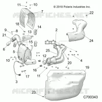 ENGINE, ECHAPPEMENT