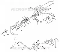 FREIN ARRIERE Sport 400L W97BA38C and Trail Blazer W97BA25C (4940124012C002)