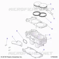 CYLINDRE AND PISTON