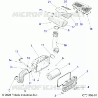ENGINE, PRISE D'AIR SYSTEM
