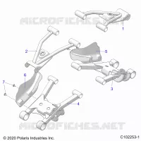 SUSPENSION ARRIERE CONTROL ARMS