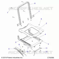FIXATION SIEGE DRIVERS SEAT