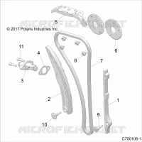 CHAINE DE DISTRIBUTION AND TENSIONER