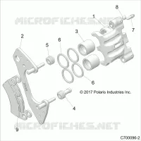 FREIN AVANT CALIPER