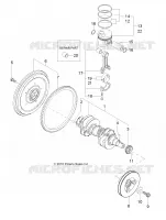 MOTEUR, VILEBREQUIN AND PISTON