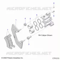 FREIN AVANT CALIPER