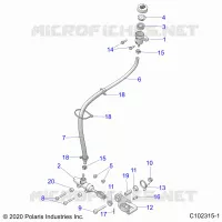 BRAKES, BRAKE PEDAL AND MAITRE CYLINDRE