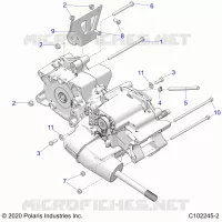 SYSTÃˆME DE TRANSMISSION, MAIN GEARCASE MOUNTING