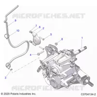SYSTÃˆME DE TRANSMISSION, MAIN GEARCASE MOUNTING