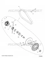 SYSTÈME DE TRANSMISSION, SECONDARY CLUTCH