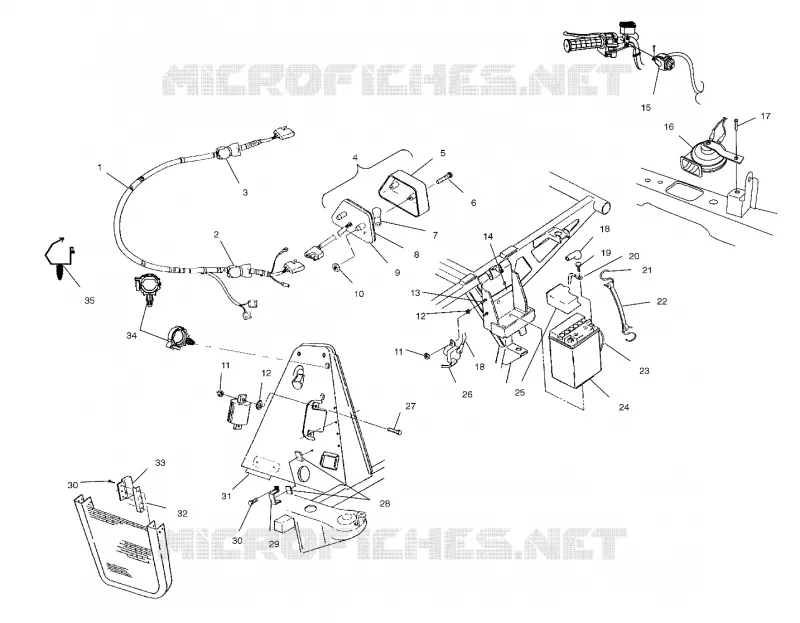 ELECTRICITE/FEU ARRIERE