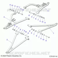 SUSPENSION AVANT CONTROL ARMS