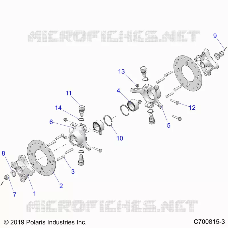 SUSPENSION AVANT HUB
