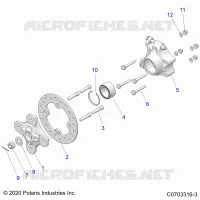 SUSPENSION, PORTE BAGAGES ARRIERE