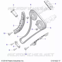 CHAINE DE DISTRIBUTION AND SPROCKET