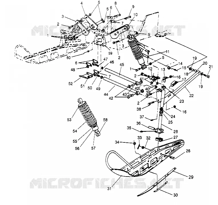 SUSPENSION AVANT AND SKI