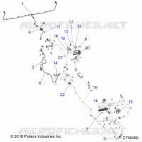 FAISCEAU ELECTRIQUE COMPONANTS- R19RSU99/A/B (C700480)
