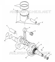 VILEBREQUIN AND PISTON 4X4 300 W958130 (4930183018C012)