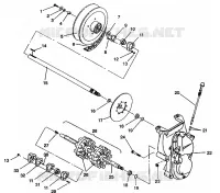 SYSTÈME DE TRANSMISSION ASSEMBLY CLASSIC E942865 AND  CLASSIC TOURING E942875 (49274027400020)