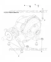 SYSTÈME DE TRANSMISSION, REAR SUPPORT PONT