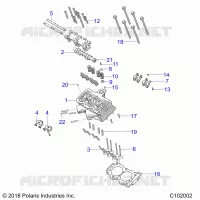 ENGINE, CULASSE, CAM AND VALVES