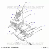 SYSTÃˆME DE TRANSMISSION, MAIN GEARCASE MOUNTING