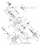 SYSTÈME DE TRANSMISSION, PONT PRINCIPAL INTERNAL COMPONENTS 1