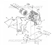SUPPORT MOTEUR 440 / 0930760 and 440 SKS / 0930560 (4922932293025A)