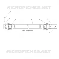 DRIVE TRAIN, FRONT ARBRE DE TRANSMISSION