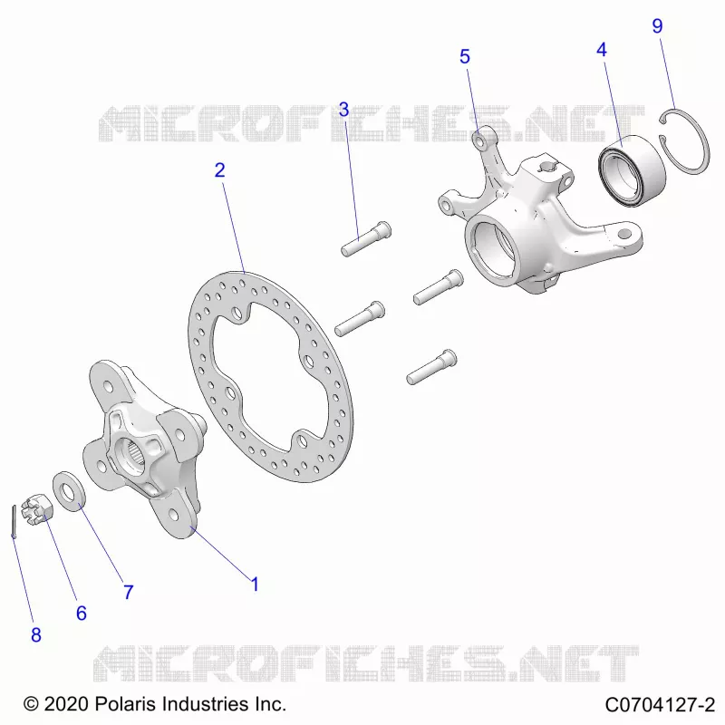 SUSPENSION AVANT CARRIER- Z22N4E99AJ/AN/BJ/BN (C0704127-2)