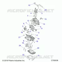CARTERS MOTEUR AND CRANKSHAFT