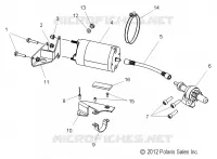ENGINE, DEMARREUR MOTOR