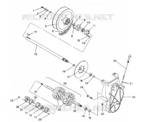 SYSTÈME DE TRANSMISSION ASSEMBLY 440 / 0930760 AND 440 SKS / 0930560 (4922932293018A)