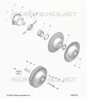 SYSTÃˆME DE TRANSMISSION, CLUTCH, SECONDARY