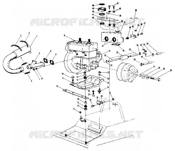 SUPPORT MOTEUR (4910961096014A)