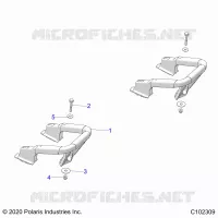 CARROSSERIE ARRIERE RACK, HANDGRIPS