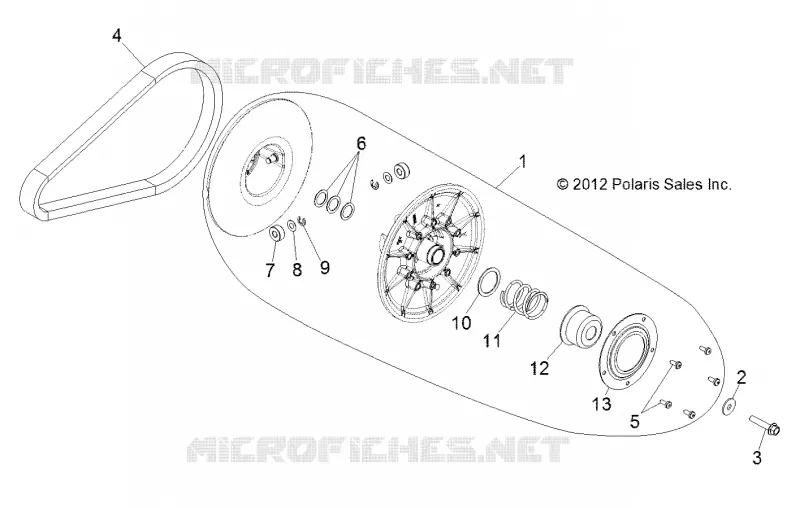 SYSTÈME DE TRANSMISSION, SECONDARY CLUTCH