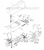 SIEGE ET RESERVOIR  500 EFI 0952774, EFI SKS 0952574,   EFI SKS PT (4929052905A008)