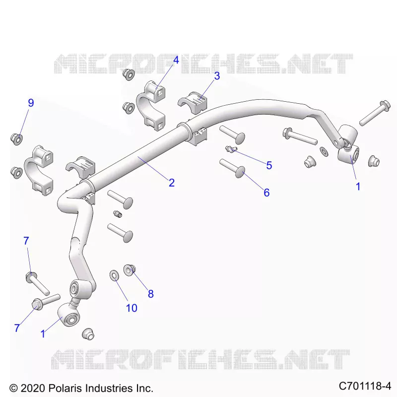 SUSPENSION, REAR BARRE STABILISATRICE