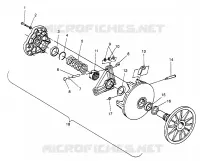EMBRAYAGE DE TRANSMISSION 600 XC 0971776 AND EUROPEAN 600 XC E971776 (4937933793B013)