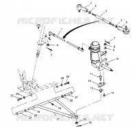 TRIANGLES DE SUSPENSIONS AVANT ET BIELLETTES DE DIRECTION 2x4 300 W947530 (4926742674B006)