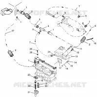 SYSTÈME DE REFROIDISSEMENT SL 700 B974071, Intl. SL 700 I974071, SL 700 Deluxe B974072 (4940874087B011)