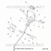STEERING, HANDLEBAR, COLONNE DE DIRECTION