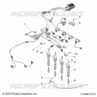 ELECTRICITE, WIRE HARNESS, ENGINE